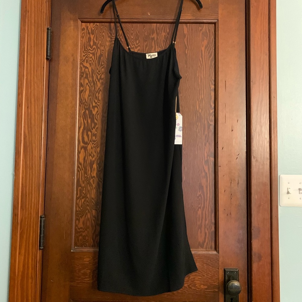 Show Me Your Mimi Slip Midi Dress w/ slits NWT